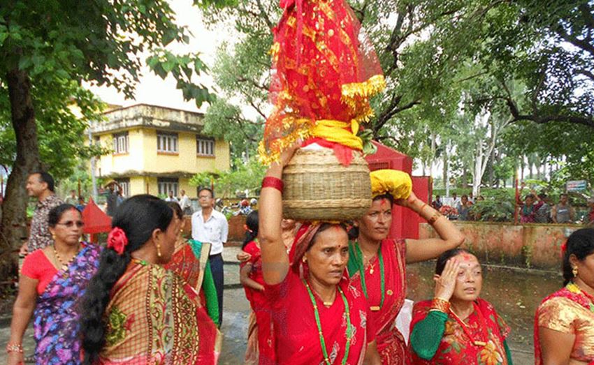 गौरा, हरितालिका पर्वमा भिडभाड गर्न नपाइने